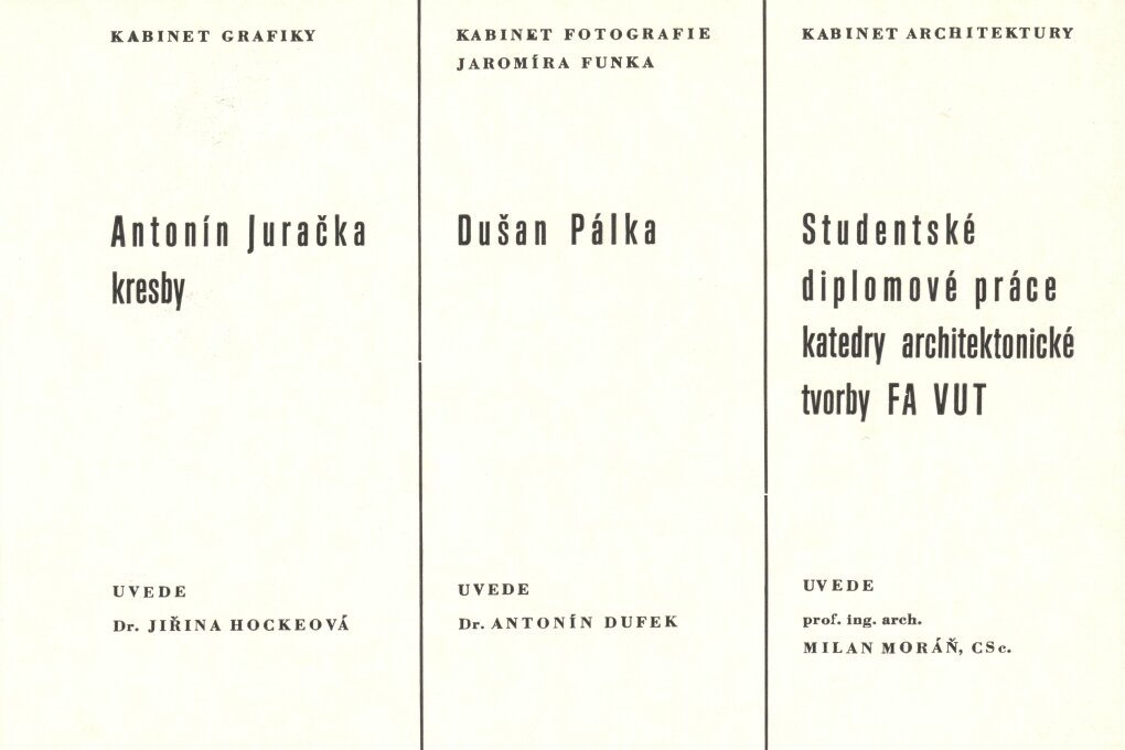 Studentské diplomové práce katedry architektonické tvorby FA VUT